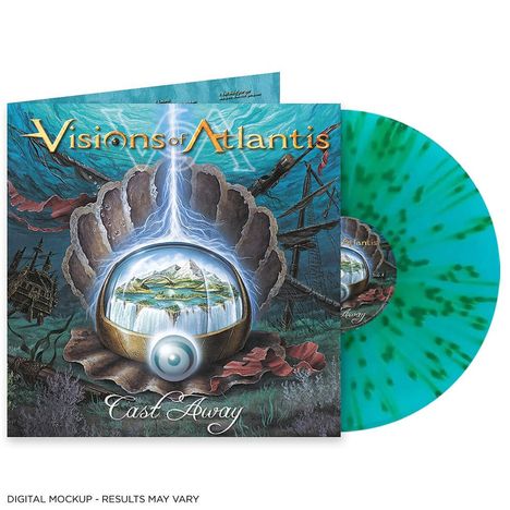 Visions Of Atlantis: Cast Away (Turquoise/Green Splatter Vinyl), LP