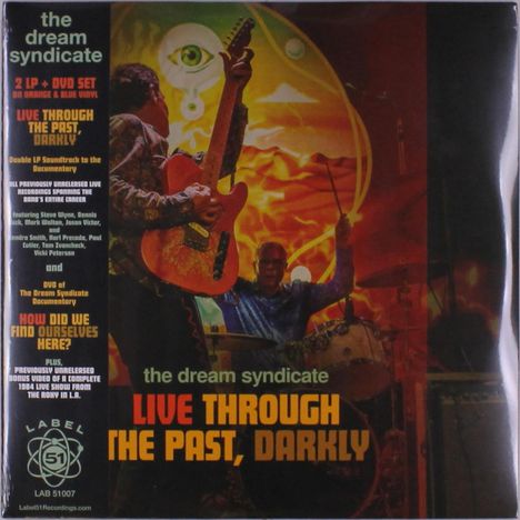 The Dream Syndicate: Live Through The Past, Darkly (Orange &amp; Blue Vinyl), 2 LPs und 1 DVD