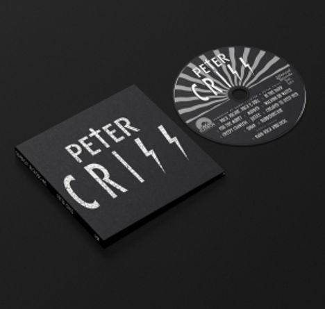 Texte: Peter Criss. Ein CD-Album mit Cover und Disc auf schwarzem Hintergrund.