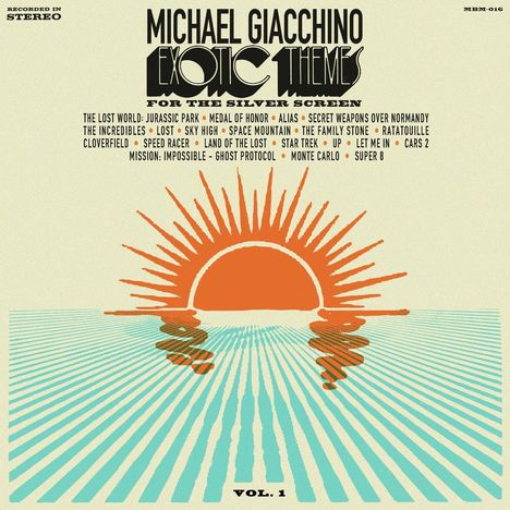 Michael Giacchino (geb. 1967): Filmmusik: Exotic Themes For The Silver Screen Volume One - O.S.T. (Tropical Cocktail Vinyl), 2 LPs