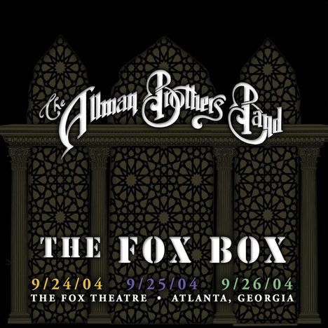 The Allman Brothers Band: Fox Box: Live Atlanta 2004 (35th-Anniversary-Tour), 8 CDs