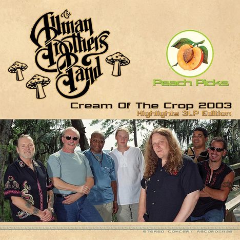 The Allman Brothers Band: Cream Of The Crop 2003: Highlights (Limited Edition) (Gold, Silver &amp; Bronze Vinyl), 3 LPs