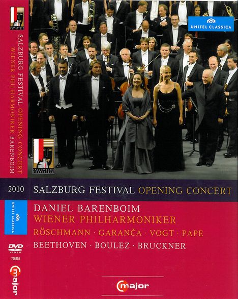 Salzburger Festspiele 2010 - Eröffnungskonzert, DVD