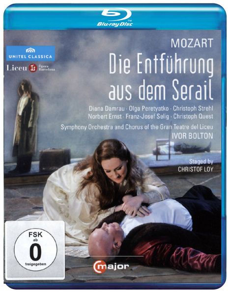 Wolfgang Amadeus Mozart (1756-1791): Die Entführung aus dem Serail, Blu-ray Disc