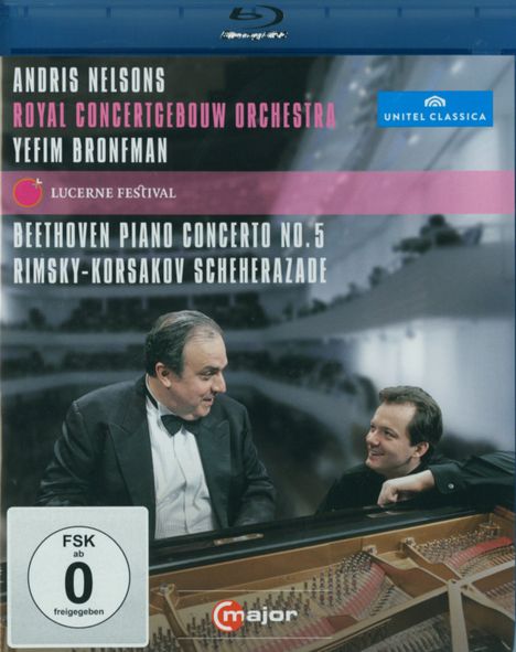 Ludwig van Beethoven (1770-1827): Klavierkonzert Nr.5, Blu-ray Disc