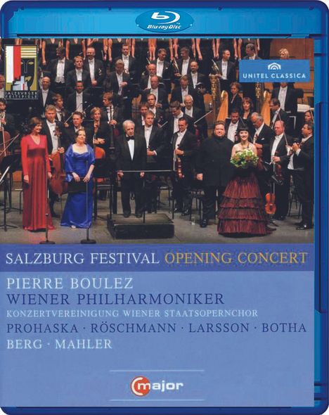 Salzburger Festspiele 2011- Eröffnungskonzert, Blu-ray Disc