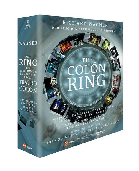 Richard Wagner (1813-1883): Der Ring des Nibelungen - "The Colon Ring" (7-stündige Kurzfassung), 3 Blu-ray Discs