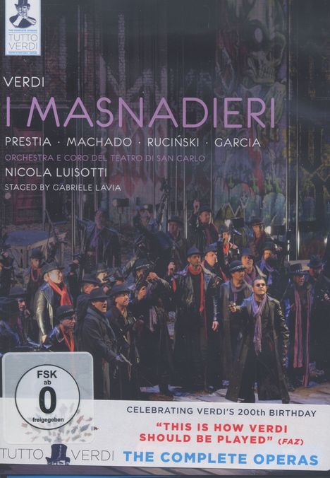 Giuseppe Verdi (1813-1901): Tutto Verdi Vol.11: I Masnadieri (DVD), DVD