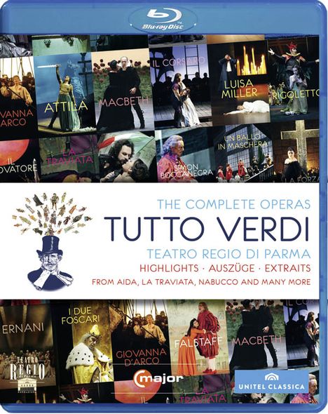 Giuseppe Verdi (1813-1901): Tutto Verdi Sampler (Blu-ray), Blu-ray Disc