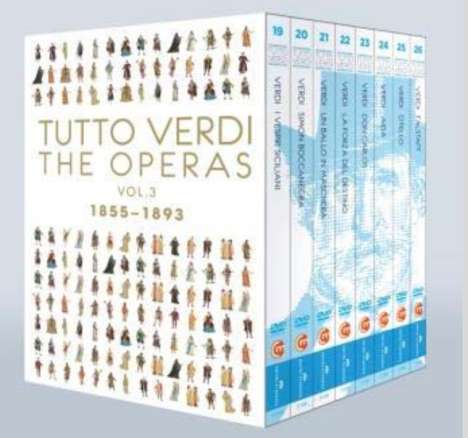 Giuseppe Verdi (1813-1901): Tutto Verdi - The Operas Vol.3 (1855-1893) (Blu-ray), 8 Blu-ray Discs