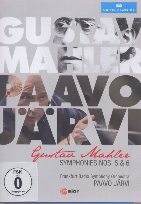 Gustav Mahler (1860-1911): Symphonien Nr.5 &amp; 6, 2 DVDs
