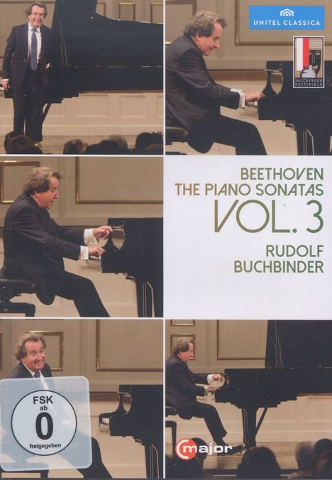 Ludwig van Beethoven (1770-1827): Klaviersonaten Vol.3 (Mitschnitte von den Salzbuger Festspielen 2014), 2 DVDs