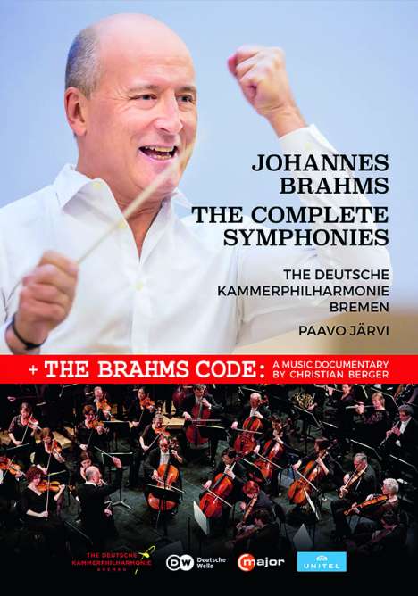 Johannes Brahms (1833-1897): Symphonien Nr.1-4, 3 DVDs