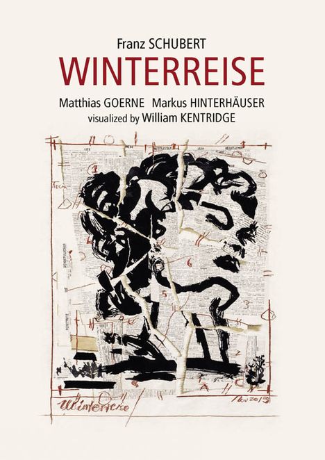 Franz Schubert (1797-1828): Winterreise D.911 (Visualisiert von William Kentridge), DVD