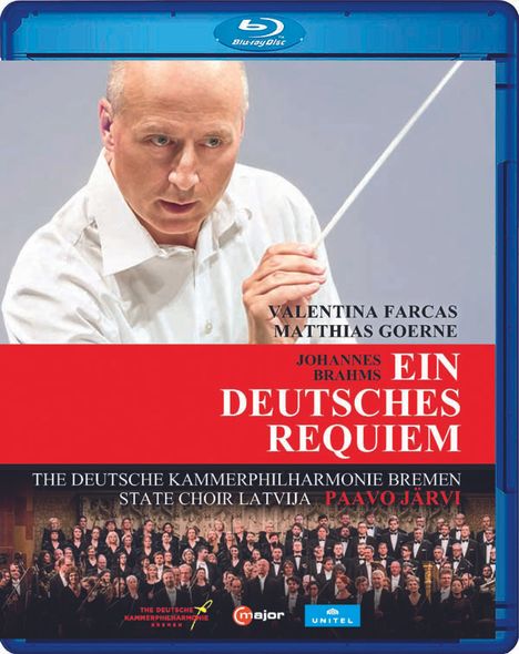 Johannes Brahms (1833-1897): Ein Deutsches Requiem op.45, Blu-ray Disc