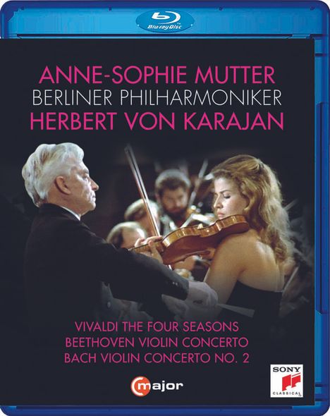 Anne-Sophie Mutter &amp; Herbert von Karajan - Violinkonzerte, Blu-ray Disc