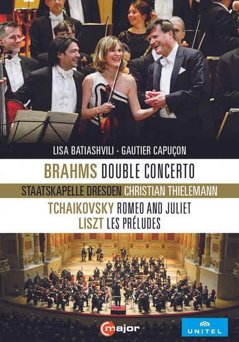 Johannes Brahms (1833-1897): Konzert für Violine,Cello &amp; Orchester h-moll op.102, DVD