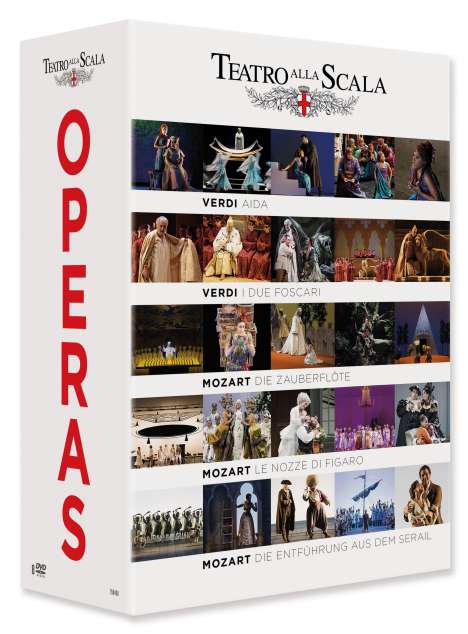 Teatro alla Scala Opera Box, 8 DVDs