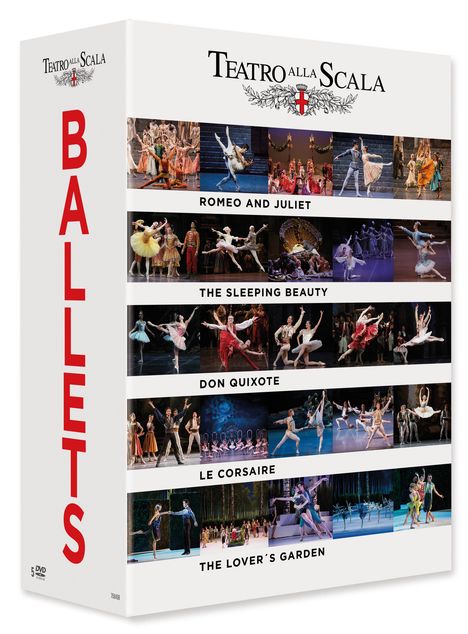 Ballet Company of Teatro alla Scala - 5 Outstanding Ballets, 7 DVDs