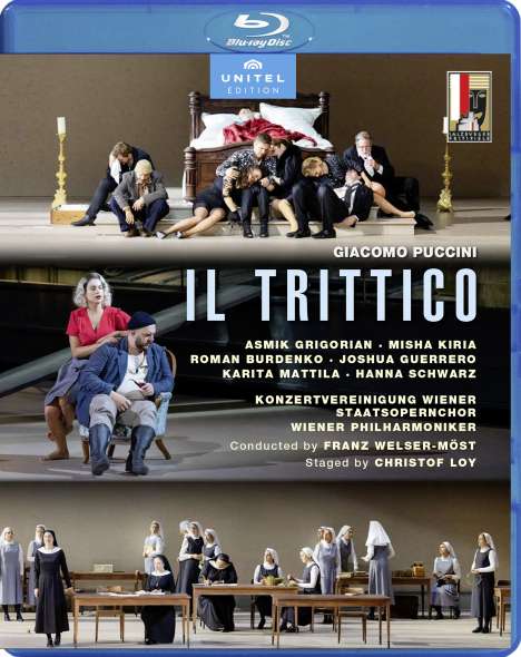 Giacomo Puccini (1858-1924): Il Trittico, Blu-ray Disc