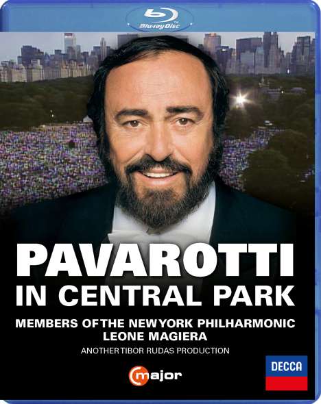 Pavarotti in Central Park New York - 26.Juni 1993, Blu-ray Disc