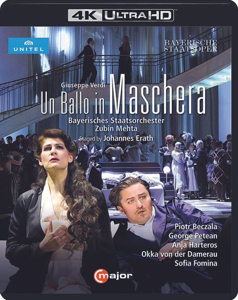 Giuseppe Verdi (1813-1901): Un Ballo in Maschera (4K Ultra-HD), Ultra HD Blu-ray