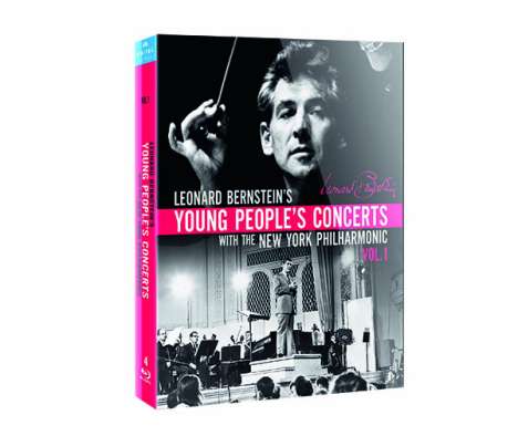Leonard Bernstein - Young People's Concerts with the New York Philharmonic Vol.1, 4 Blu-ray Discs