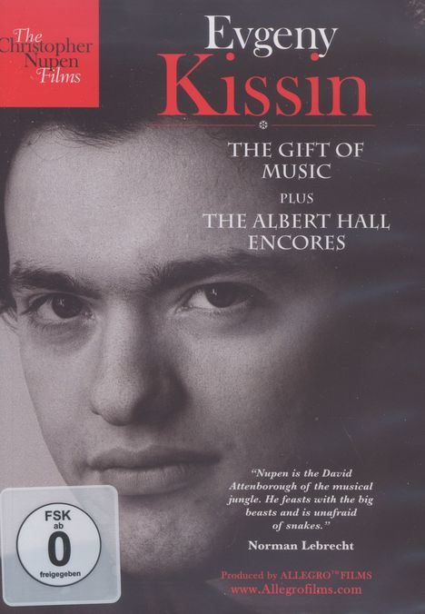 Evgeny Kissin - The Gift of Music (A Christopher Nupen Film) &amp; The Albert Hall Encores, DVD