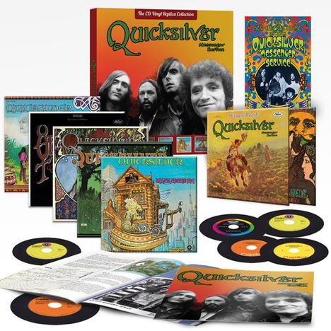 Quicksilver Messenger Service (Quicksilver): The CD Vinyl Replica Collection (Limited &amp; Numbered Edition), 7 CDs