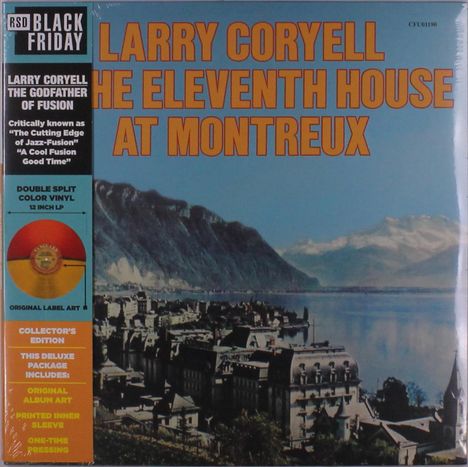 Larry Coryell (1943-2017): At Montreaux (Collectors Edition) (Red &amp; Yellow Split Vinyl), LP