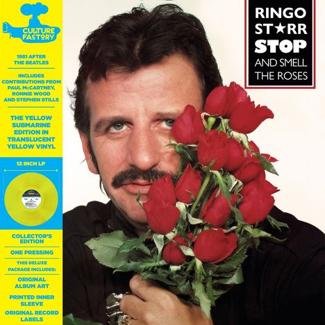 Ringo Starr: Stop &amp; Smell The Roses (Limited Yellow Submarine Edition) (Translucent Yellow Vinyl), LP