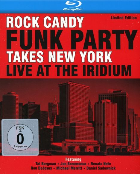 Rock Candy Funk Party feat. Joe Bonamassa: Takes New York - Live At The Iridium (2CD + Blu-ray) (Limited Edition), 2 CDs und 1 Blu-ray Disc