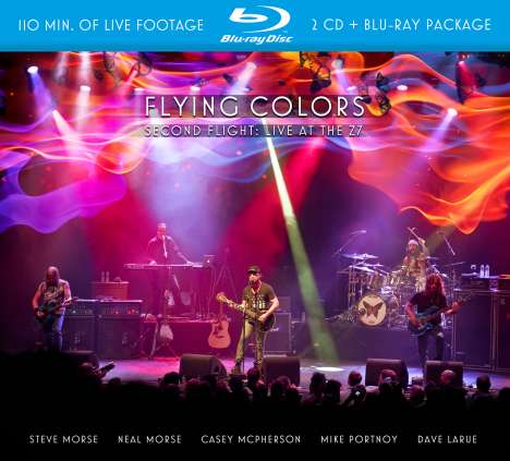Flying Colors: Second Flight: Live At The Z7, 2 CDs und 1 Blu-ray Disc