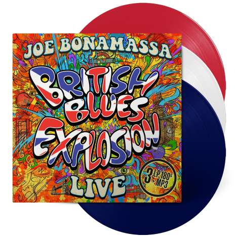 Joe Bonamassa: British Blues Explosion Live (180g) (Limited-Edition) (Red, White &amp; Blue Vinyl), 3 LPs