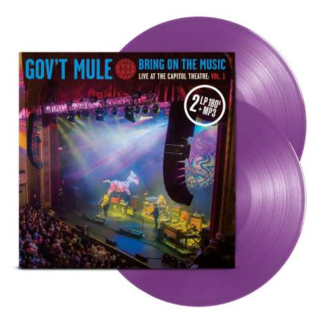 Gov't Mule: Bring On The Music - Live At The Capitol Theatre Vol. 1 (180g) (Limited Edition) (Purple Vinyl), 2 LPs