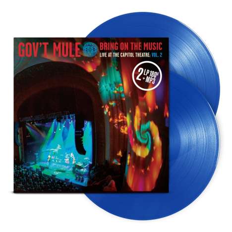 Gov't Mule: Bring On The Music - Live At The Capitol Theatre Vol. 2 (180g) (Limited Edition) (Blue Vinyl), 2 LPs