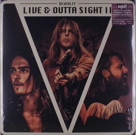 DeWolff: Live &amp; Outta Sight II (180g) (Limited-Edition) (Purple/Cream Double Flavour Cornetto Vinyl), 2 LPs