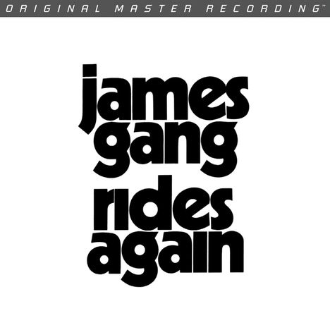 The James Gang: Rides Again (180g) (Limited-Numbered-Edition), LP