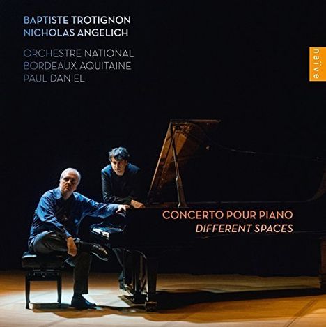 Baptiste Trotignon (geb. 1974): Klavierkonzert "Different Spaces", CD