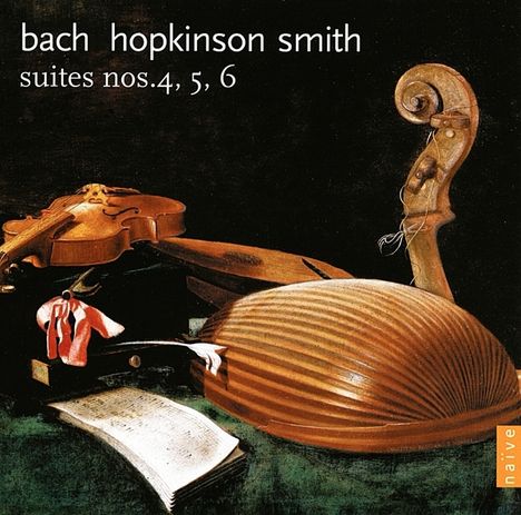 Johann Sebastian Bach (1685-1750): Cellosuiten BWV 1010-1012 für Theorbe, CD