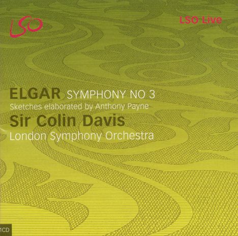 Edward Elgar (1857-1934): Symphonie Nr.3, CD