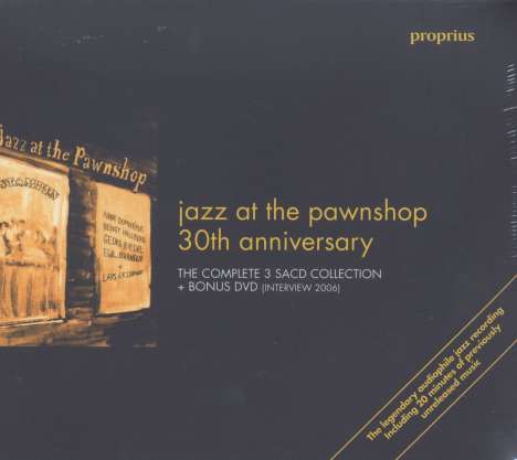 Jazz At The Pawnshop: 30th Anniversary, 3 Super Audio CDs und 1 DVD
