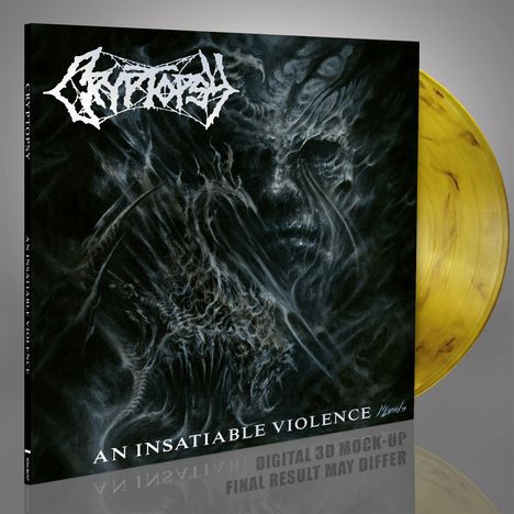 Cryptopsy: An Insatiable Violence (Trans Yellow/Black Marbled, LP