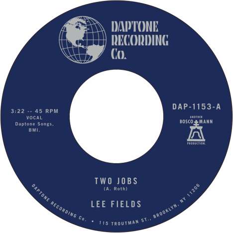Lee Fields: Two Jobs / Save Your Tears For Someone New, Single 7"