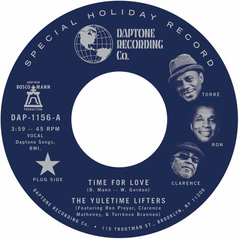 The Yuletime Lifters: Time For Love / The Tapelifters Band: Time For Love (Instrumental), Single 7"