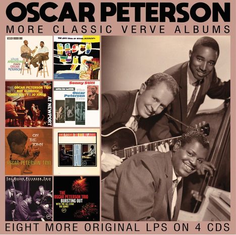 Oscar Peterson (1925-2007): More Classic Verve Albums (8LPs auf 4 CDs), 4 CDs