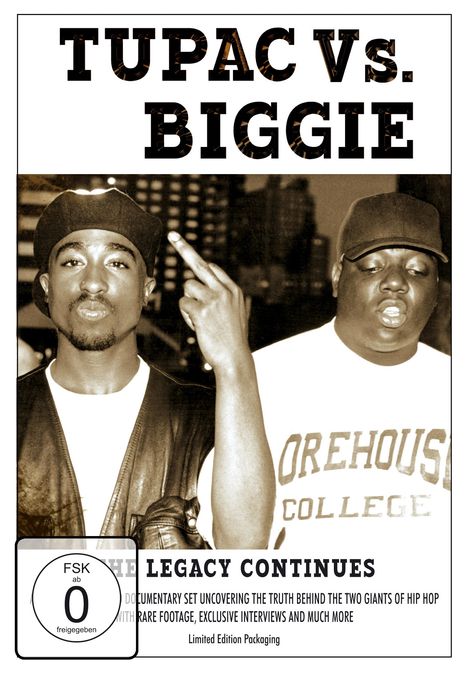 Tupac Vs Biggie: The Legacy Continues, 2 DVDs
