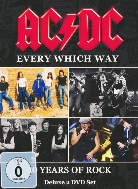 AC/DC: Every Which Way: 40 Years Of Rock, 2 DVDs