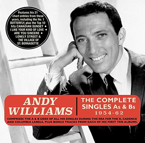 Andy Williams: The Complete Singles A's &amp; B's, 2 CDs