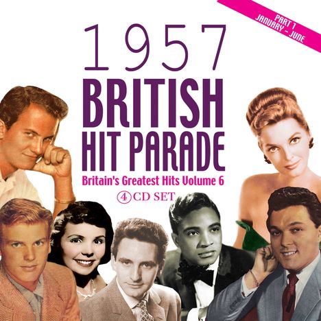 1957 British Hit Parade Vol. 1, 4 CDs